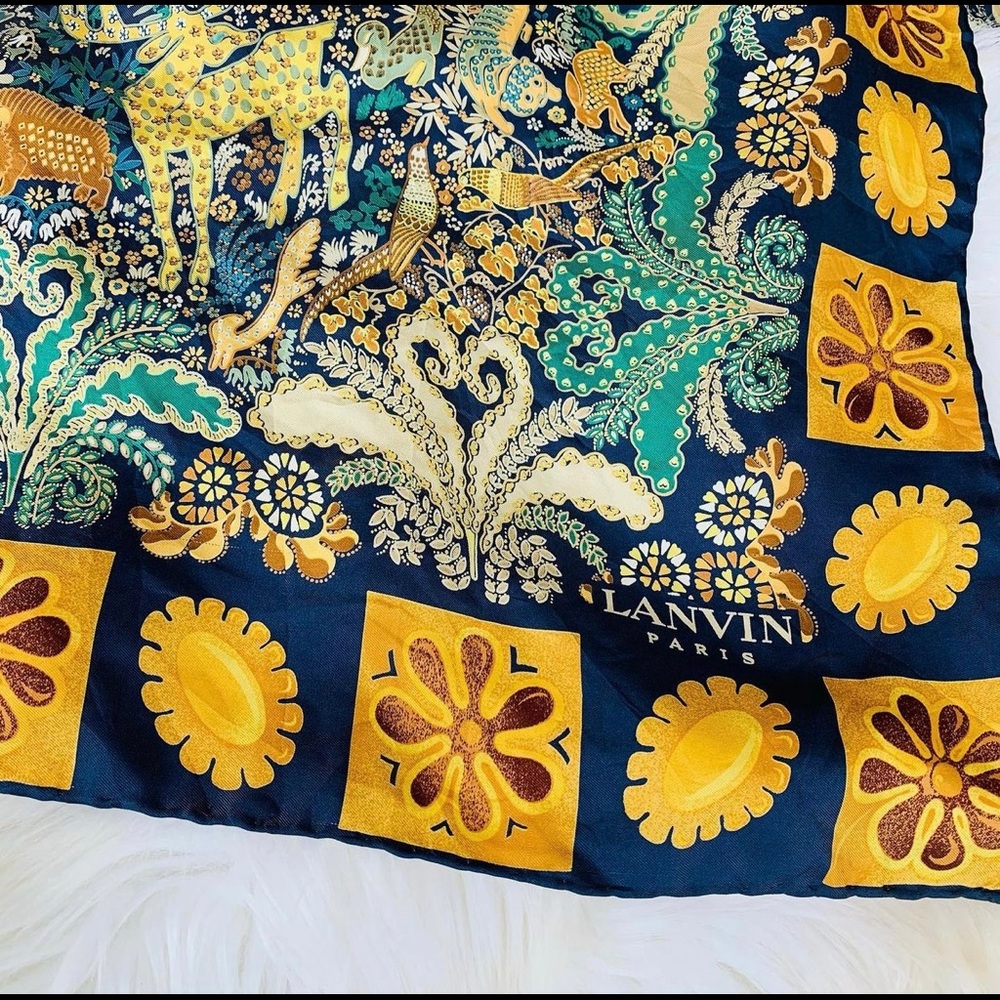Lanvin Paris Silk Scarf